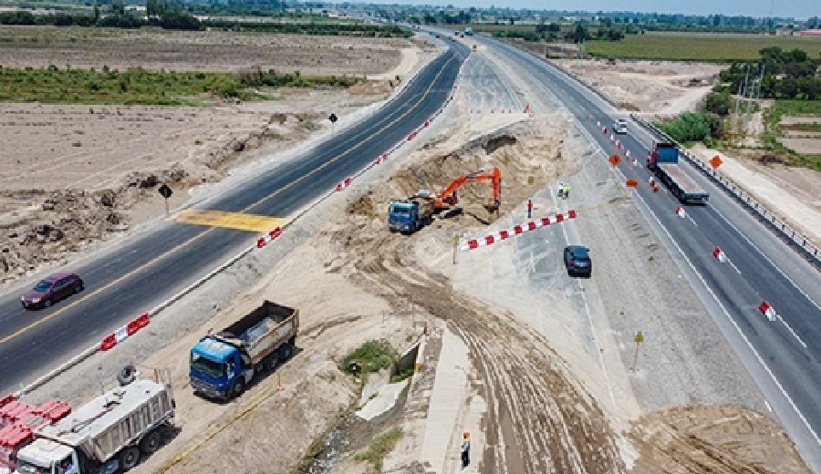 MTC Obras de pasos a desnivel en Chincha y Pisco mejoran la seguridad vial en la Panamericana Sur