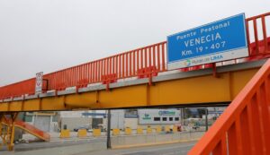 Rutas de Lima realizará trabajos de reparación en el puente peatonal Venecia en la Panamericana Sur