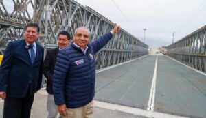 En menos de 15 días, MTC pone en servicio puente modular en Chancay que restablece el tránsito en la zona