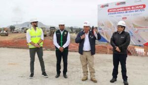 Gobierno acelera obra del Intercambio Vial Bujama que mejorará la seguridad y estará lista en octubre