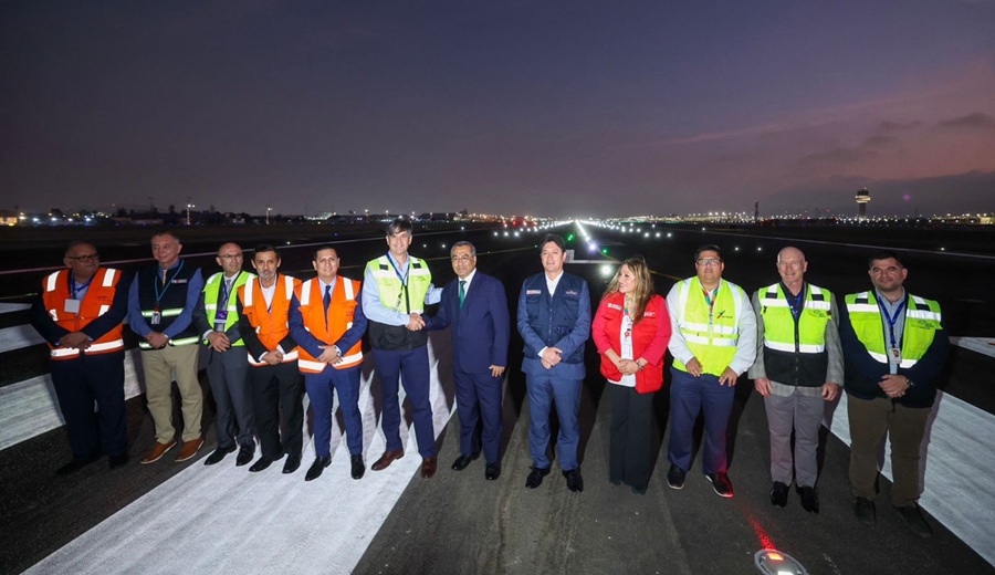 MTC pone en operación primera pista de aterrizaje y nuevo sistema de luces del Aeropuerto Jorge Chávez
