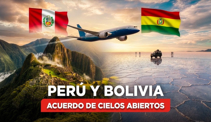MTC Perú y Bolivia liberalizan transporte aéreo para fortalecer la conectividad y el comercio en la región