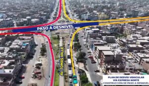 Tomás Valle y Universitaria aplicarán desvíos desde el viernes 24 por paso a desnivel