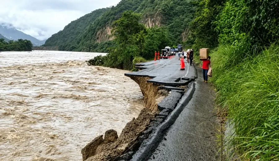 Fuertes lluvias en Cajamarca provocan colapso de carretera San Ignacio-Jaén y dejan zona incomunicada
