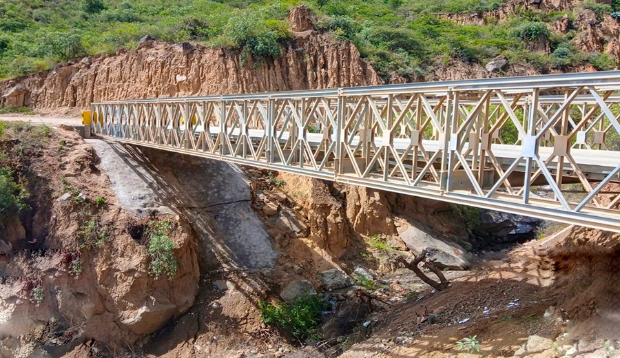 Huánuco MTC culmina refuerzo del puente Pauluncho y asegura el tránsito en corredor estratégico