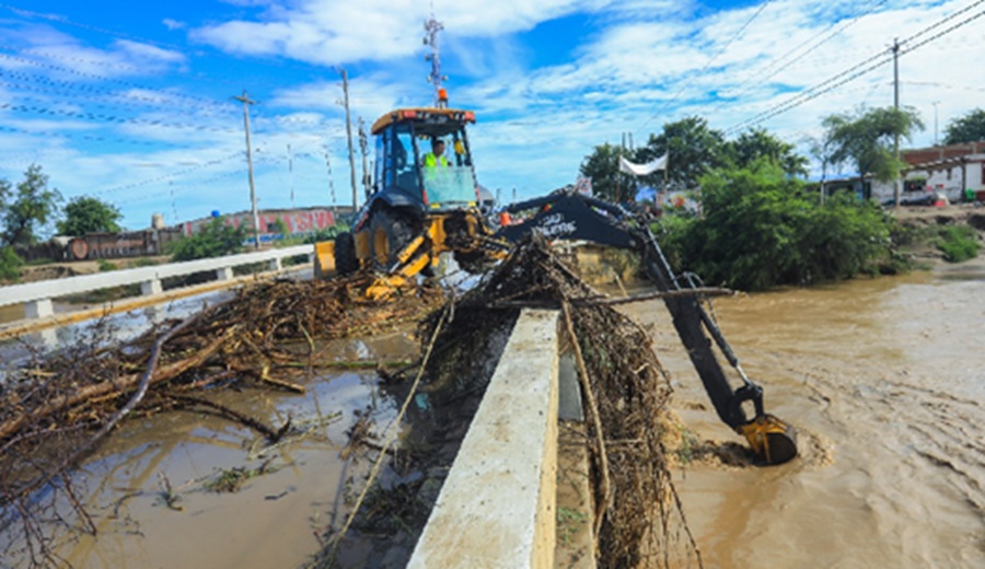 Piura MTC atendió 95 emergencias en carreteras y puentes en vías nacionales de la región