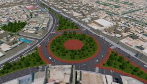 Nuevo Óvalo Faucett plan de desvío vehicular comenzó hoy en el cruce de avenidas Faucett y La Marina 
