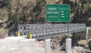 Nuevo puente Sara Sara fortalece la conectividad vial de casi 9 mil personas en Cusco
