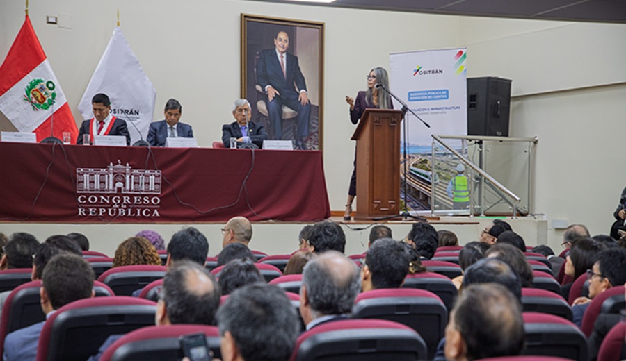Ositrán rindió cuentas sobre supervisión de infraestructura de transporte de uso público que demandó inversión de USD 14 mil millones