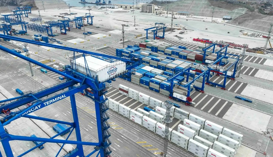 Puerto de Chancay movimiento de contenedores podría crecer 82.5% en el 2026