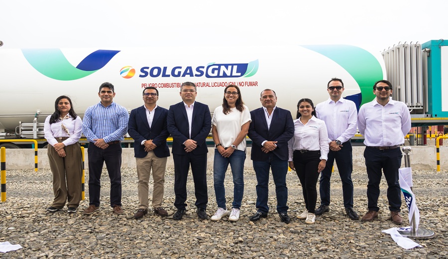 Solgas y Grupo Transpesa inauguran en Trujillo la primera estación Home Base de GNL para transporte pesado del Perú