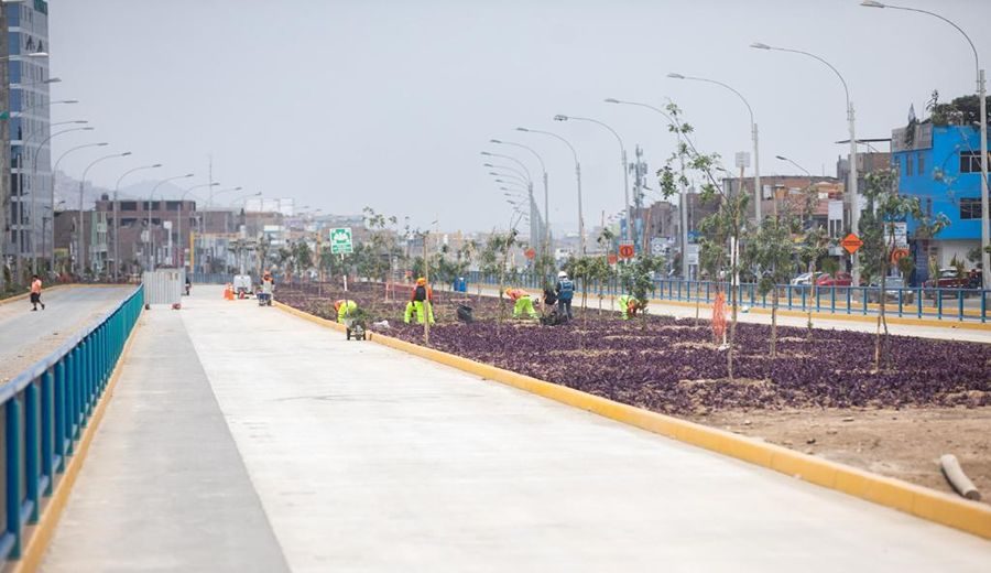 88% de avance: Municipalidad de Lima supervisó avances de la ampliación del tramo norte del Metropolitano