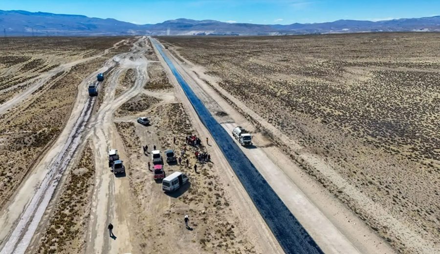 Arequipa carretera Cayma – Cabrerías – Pampa Cañahuas avanza en 45%