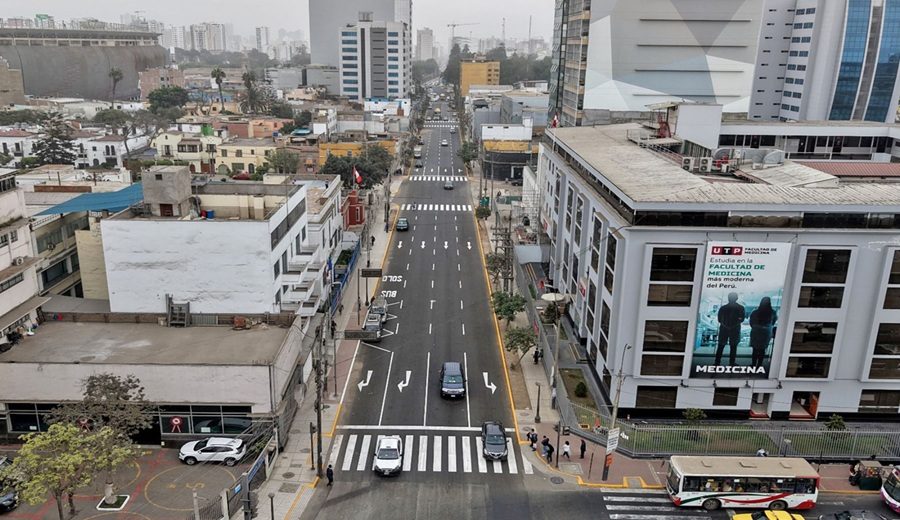 Avanza renovación de la avenida Petit Thouars obra alcanza el 60 %