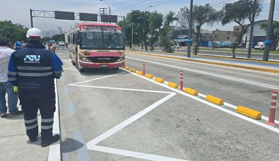 Callao ponen en marcha carril exclusivo de transporte público entre primer puerto y Lima
