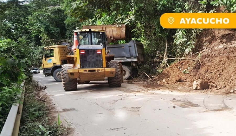 Caos Vial en Ayacucho: Lluvias Intensas Bloquean Rutas al Vraem