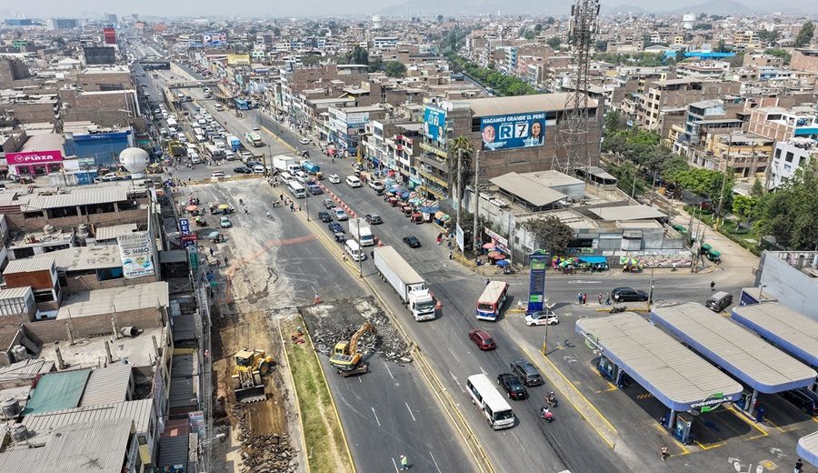 Cierran por 8 meses tramo de Av. Nicolás Ayllón en Ate por obras en cerro Candela