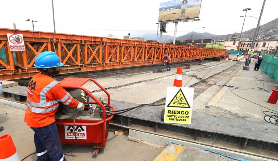 Cierre parcial nocturno en la Vía de Evitamiento por trabajos en el puente Ricardo Palma