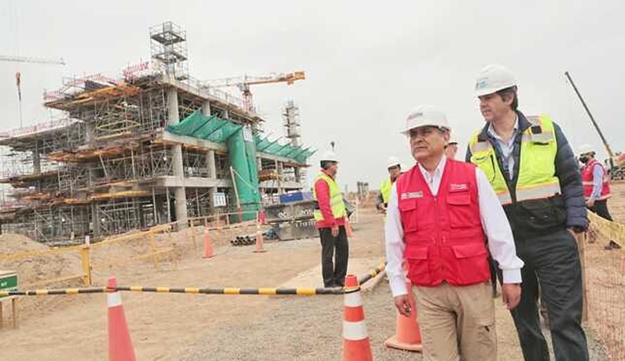 Construcción del nuevo terminal de pasajeros del aeropuerto Jorge Chávez tiene un avance del 20%