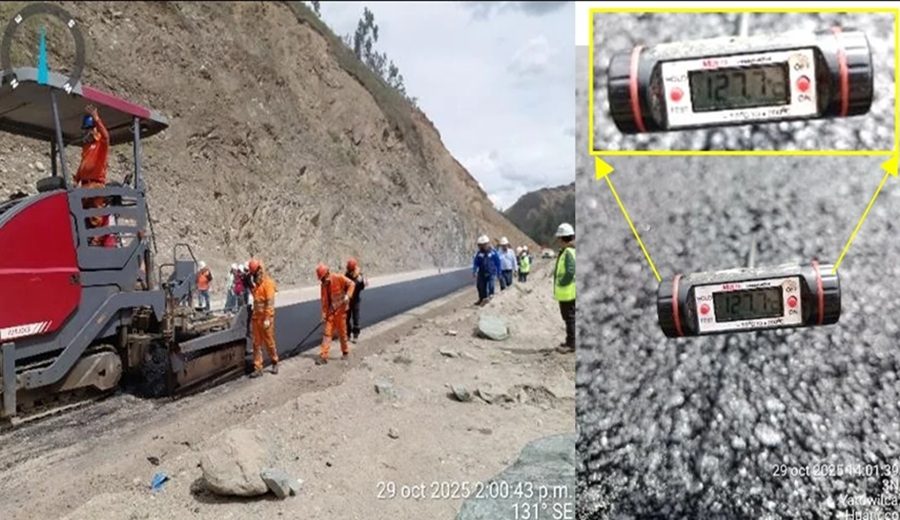 Contraloría detecta deficiencias en asfaltado de la carretera Huánuco – La Unión