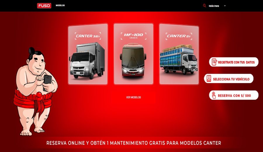 FUSO refuerza su ruta de digitalización y lanza la primera tienda virtual de camiones en el Perú