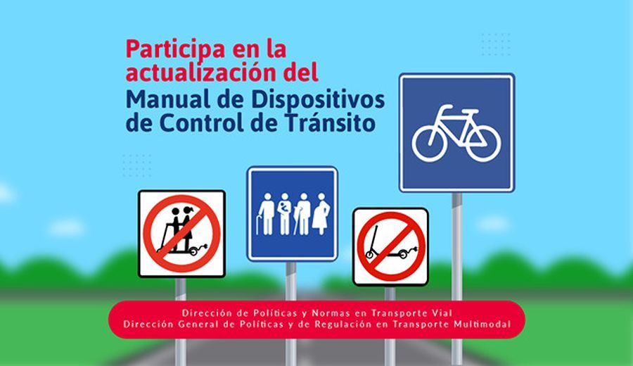 Hasta el 31 de julio hay plazo para enviar aportes al manual de señales de tránsito del MTC