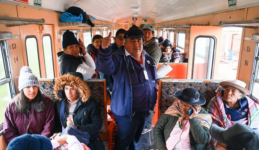 Hasta el momento más de 6 mil pasajeros viajaron gratis en el ferrocarril Huancayo–Huancavelica