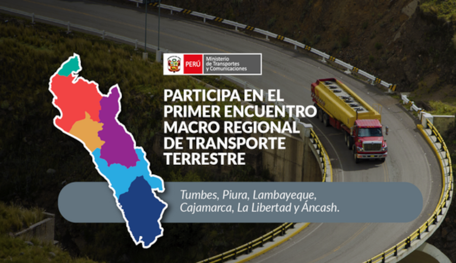 Invitación a participar del Primer Encuentro Macro Regional de Actores del Transporte del Norte del País – Sede región Piura