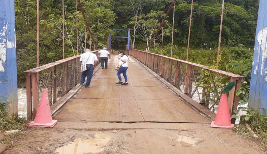 Junín: rehabilitarán puente Huanacaure que se encontraba en riesgo de colapsar