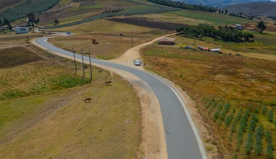 La Libertad: obras en carretera Sausacocha El Cóndor registran un avance de más del 50 %