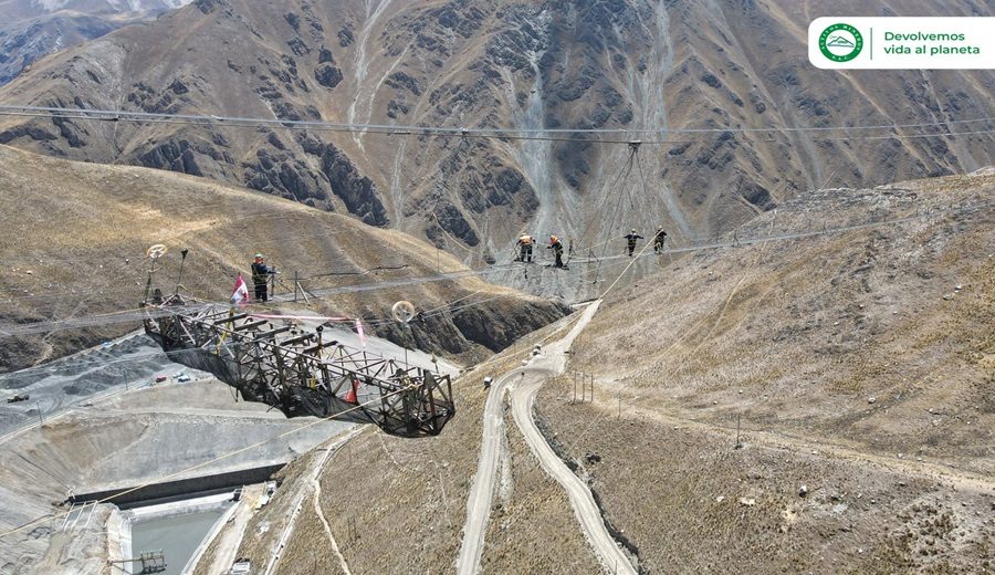 Lima AMSAC culmina exitosamente el desmontaje del antiguo Puente Chumpe y realiza mantenimiento del Puente Tinco en Yauyos