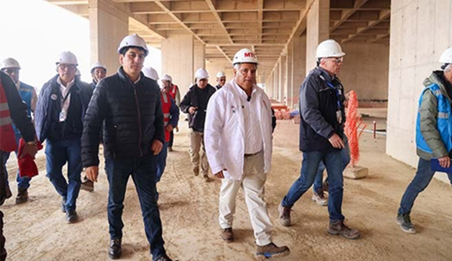 MTC Aeropuerto Internacional de Chinchero tiene un avance de construcción del 33 %