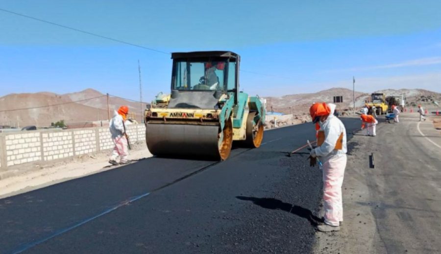 MTC: Mantenimiento periódico en la carretera Arequipa-Yura presenta un avance de 36%