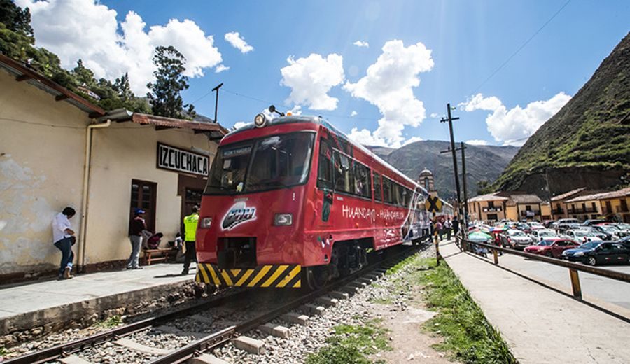 MTC: Obra de construcción y mejoramiento del ferrocarril Huancayo–Huancavelica cada vez más cerca