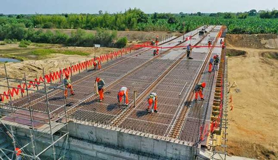 MTC avanza la construcción del puente Uña de Gato en Tumbes