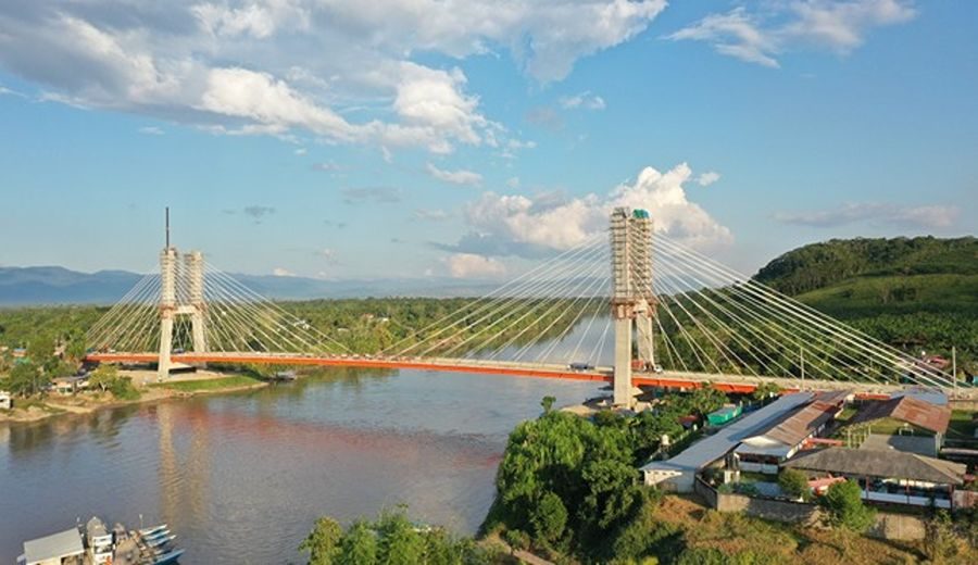 MTC: construcción del puente Huallaga en San Martín está por finalizar