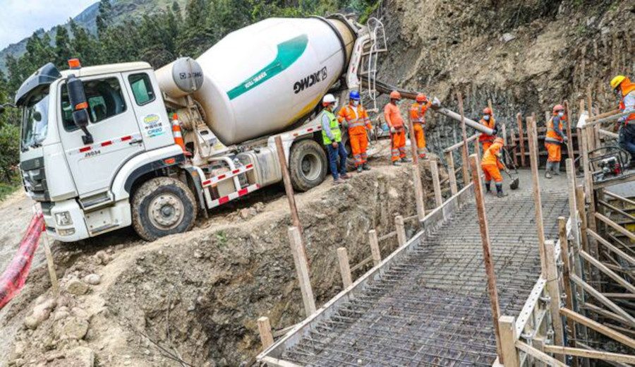 MTC continúa con la ampliación de carriles de la carretera Huánuco–La Unión-Huallanca