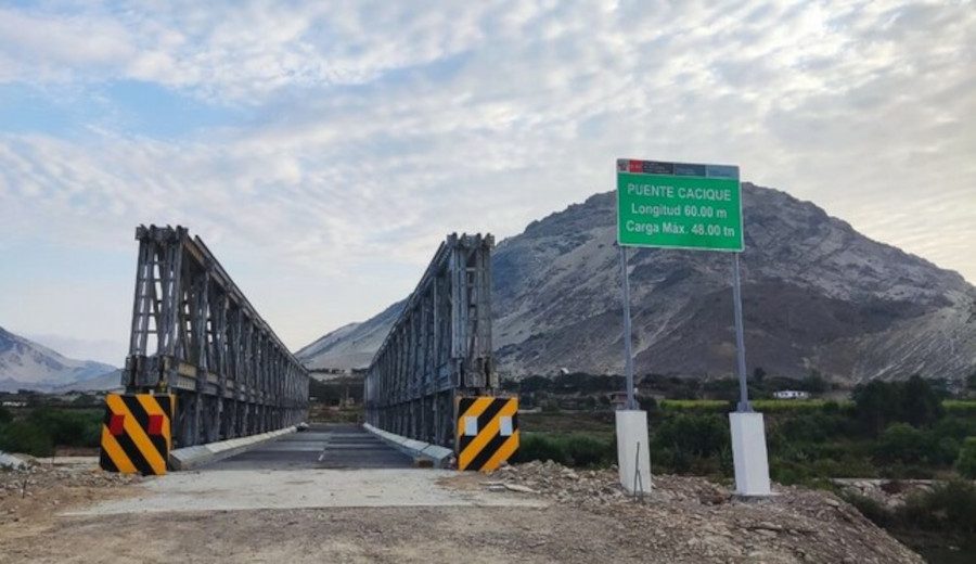 MTC culminó la instalación de 93 puentes en el marco de la Reconstrucción con Cambios en 2021