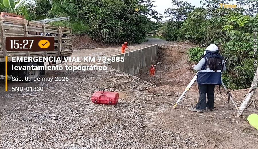 MTC culminó obras que restablecen el tránsito vehicular al 100% en sector Hebrón de Amazonas