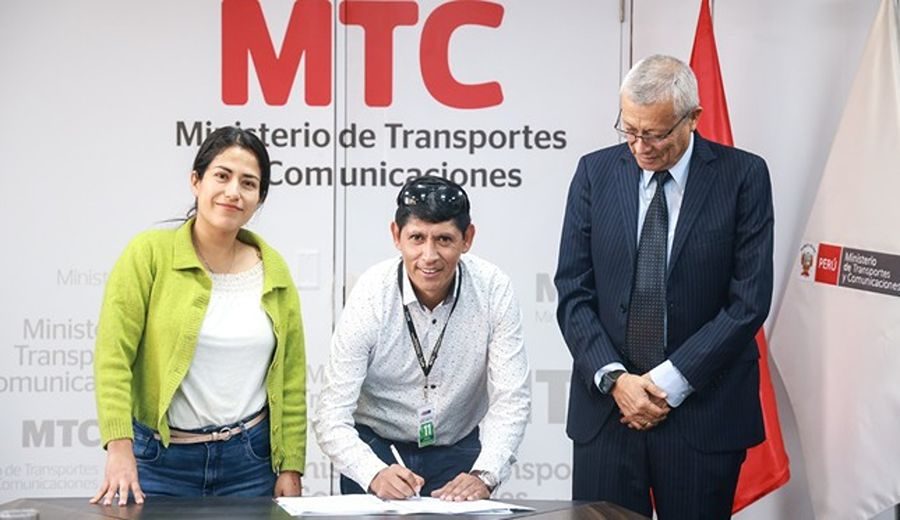 MTC firma convenio para ejecución del tramo I de camino vecinal en distrito cajamarquino de Conchán