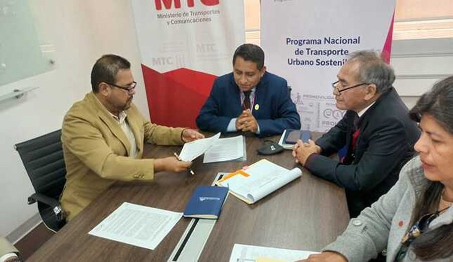 MTC firmó en el primer semestre de este año 14 convenios con municipalidades provinciales para promover transporte integrado