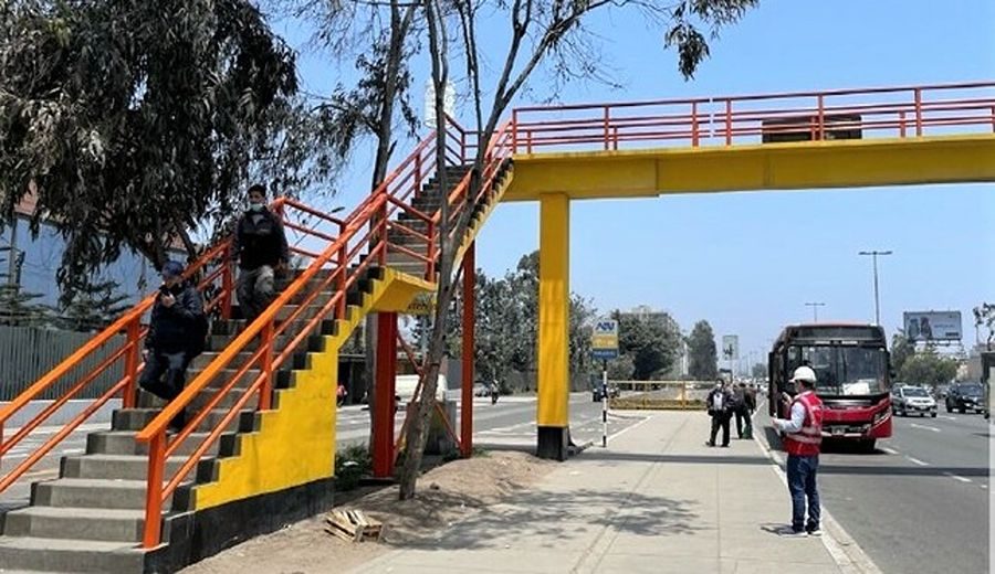 MTC fiscalizó el estado de puentes peatonales que cruzan la Panamericana Norte y Panamericana Sur en Lima
