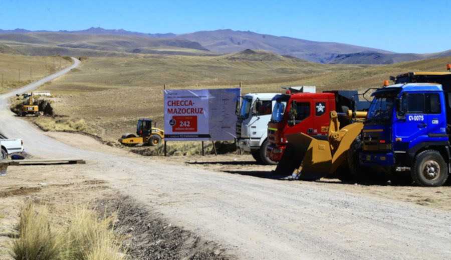MTC impulsa la carretera Checca-Mazocruz en Puno