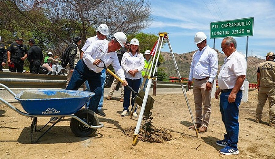 MTC inicia la construcción del puente Carrasquillo en Piura