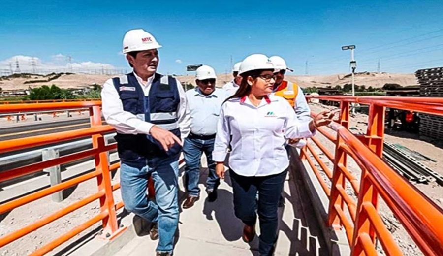 MTC inspecciona operación del nuevo puente Montalvo en Moquegua