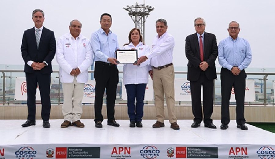 MTC otorga al Terminal Portuario de Chancay la licencia para el inicio oficial de sus operaciones