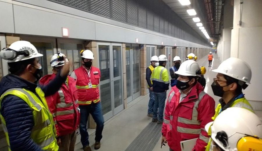 MTC realizó visita de inspección ambiental a la Línea 2 del Metro de Lima y Callao