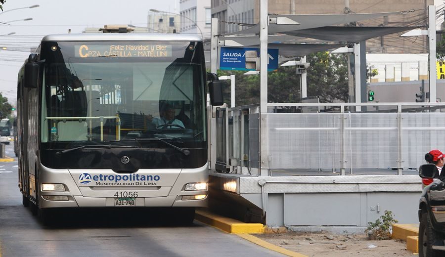 Metropolitano: a partir de hoy lunes 14 vuelve recorrido habitual de la línea C