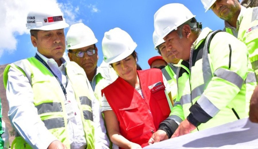 Ministra Lazarte realizó una supervisión para acelerar los trabajos del corredor Huánuco–La Unión–Huallanca