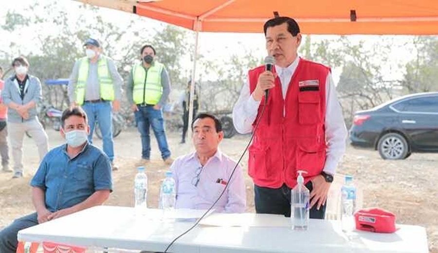 Ministro Barranzuela anunció trabajos para construcción de puentes y servicios de Internet en Morropón